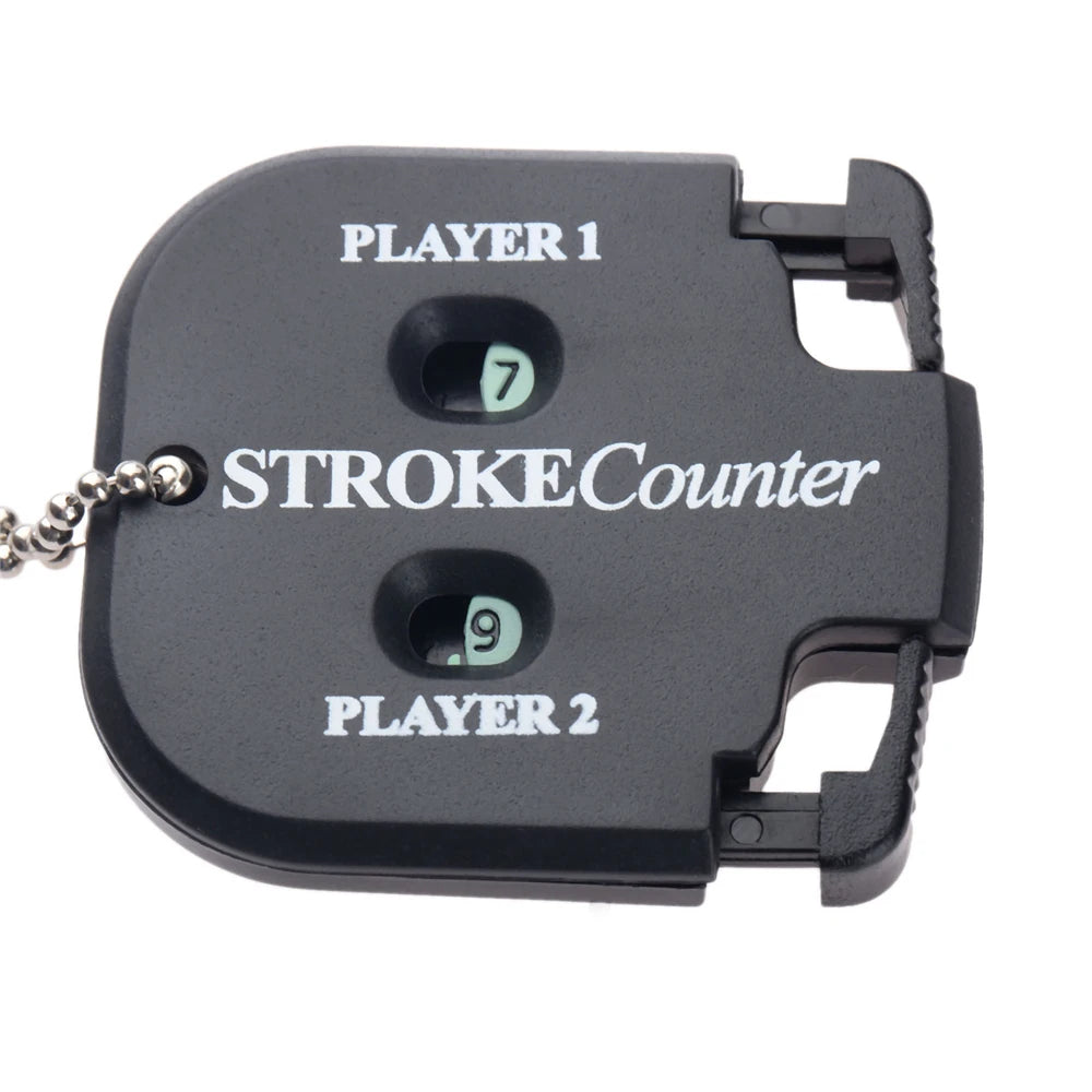 Black Durable Portable Training Aids Golf Accessories Count Stroke Score Counter Golf Shot With Key Chain