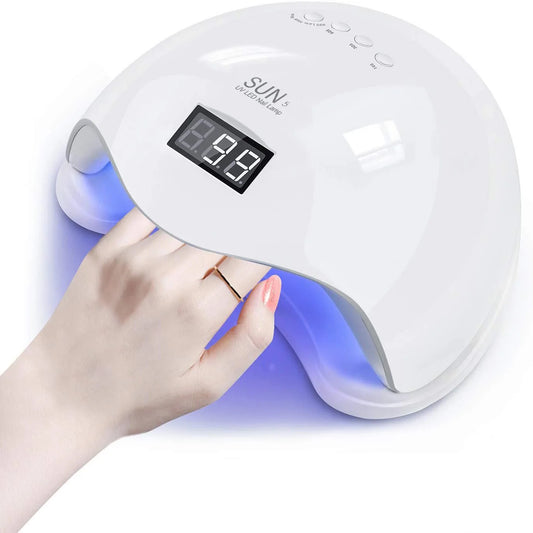 Nail Dryer Gel Nail Polish Curing LED UV Light With 4 Timers Automatic Sensor LCD Display Professional Nail Art Tools Accessorie