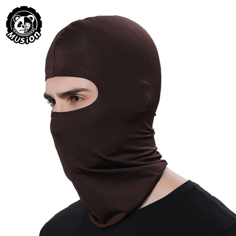 Musion Motorcycle Balaclava Sun Protection Full Face Mask Breathable Mesh Airsoft Mask Balaclava Bicycle Cycling Head Cover Unde