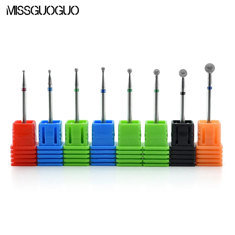 18 Types Carbide Diamond Nail Drill Milling Cutter for Manicure Pedicure Electric Nail File Rotary Burr Dead Skin Remove Tool