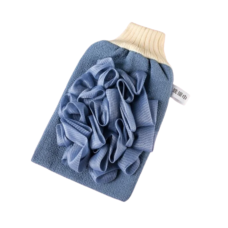 2-in-1 Pullback Towel Strong Rubbing Back Bath Towel Bath Bar Bath Flower Rubbing Mud Home Rubbing Bath Towel