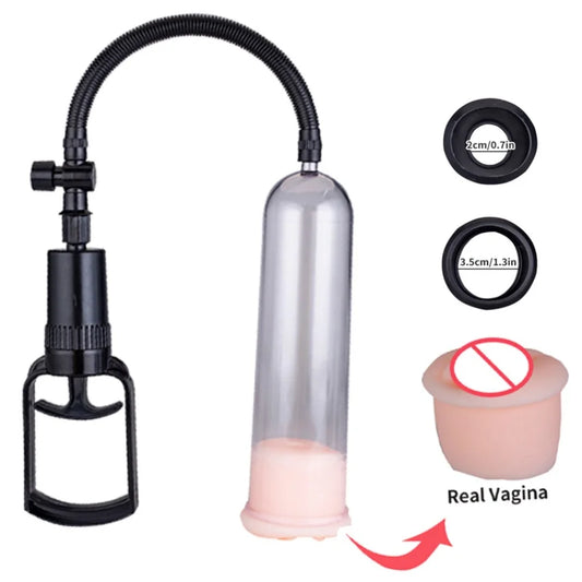 Penis Pump Manual Penis Enlarger Sex Toy For Men Vacuum Pump Male Masturbation Big Penis Extender Trainer Adults Sex Product 18