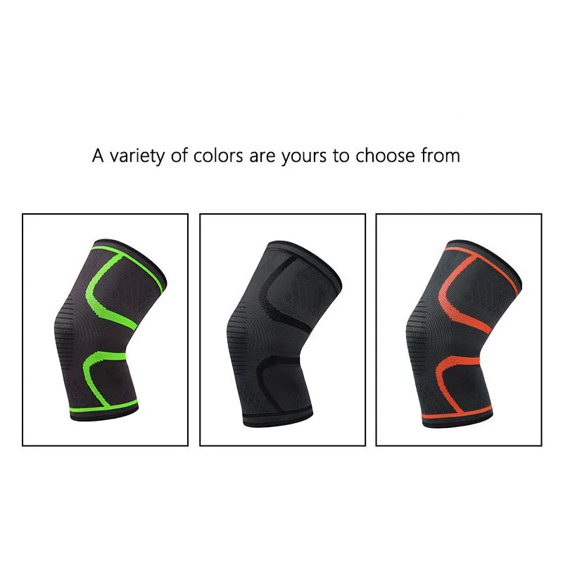 1 PC Elastic Breathable Compression Knee Support Sleeve for Basketball Running Cycling