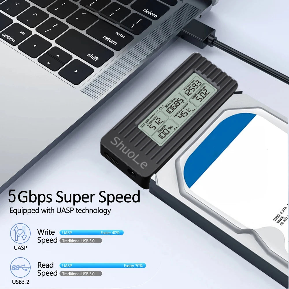 USB to SATA Adapter Converter Cable USB 3.2 3.0 to SATA Converter for 2.5 Inch SSD HDD Hard Drive External adaptador Accessories