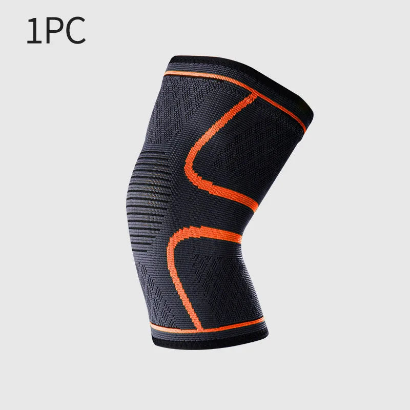1 PC Elastic Breathable Compression Knee Support Sleeve for Basketball Running Cycling