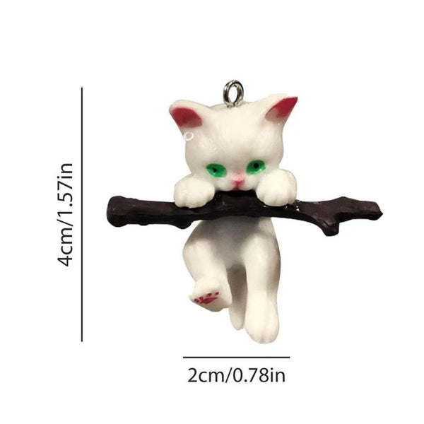 Fish  Floating Cat Figurines Ornament DIY Artificial Aquarium for Fish Play N84C