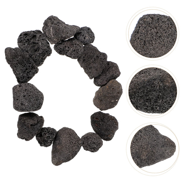 1 Pack Natural Volcanic Rocks Aquarium Fish Tank Decorations Lava Stones for Potted Plants rocks for potted plants