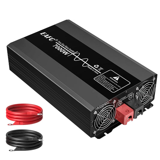 Car Inverter 4000W 5000W Pure Sine Wave Inverter Power DC 12V To AC 220V Voltage 50HZ Converter Solar for Home Outdoor RV