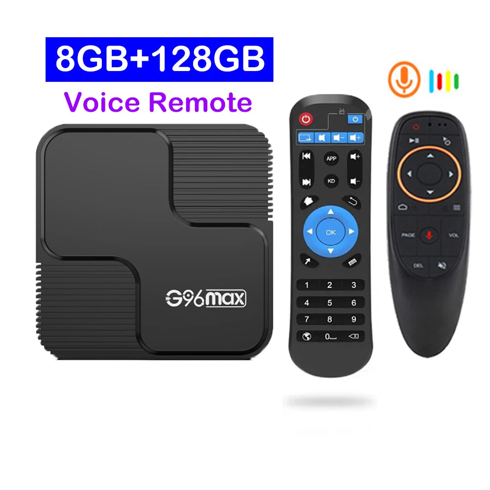 Smart TV Box G96 Max Android 14 Allwinner H618 Support Dual Band Wifi 2.4G 5G Wifi6 AV1 8K 8GB 32GB 64GB 128GB ATV Media Player