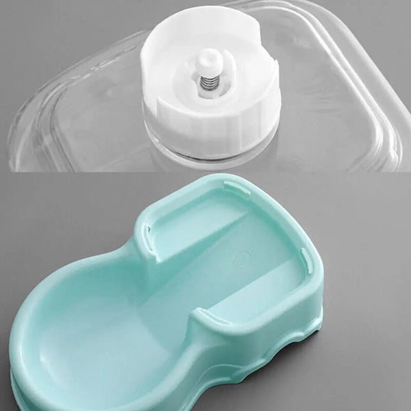 Gravity Pet Feeder & Waterer | Food or Water Dispenser