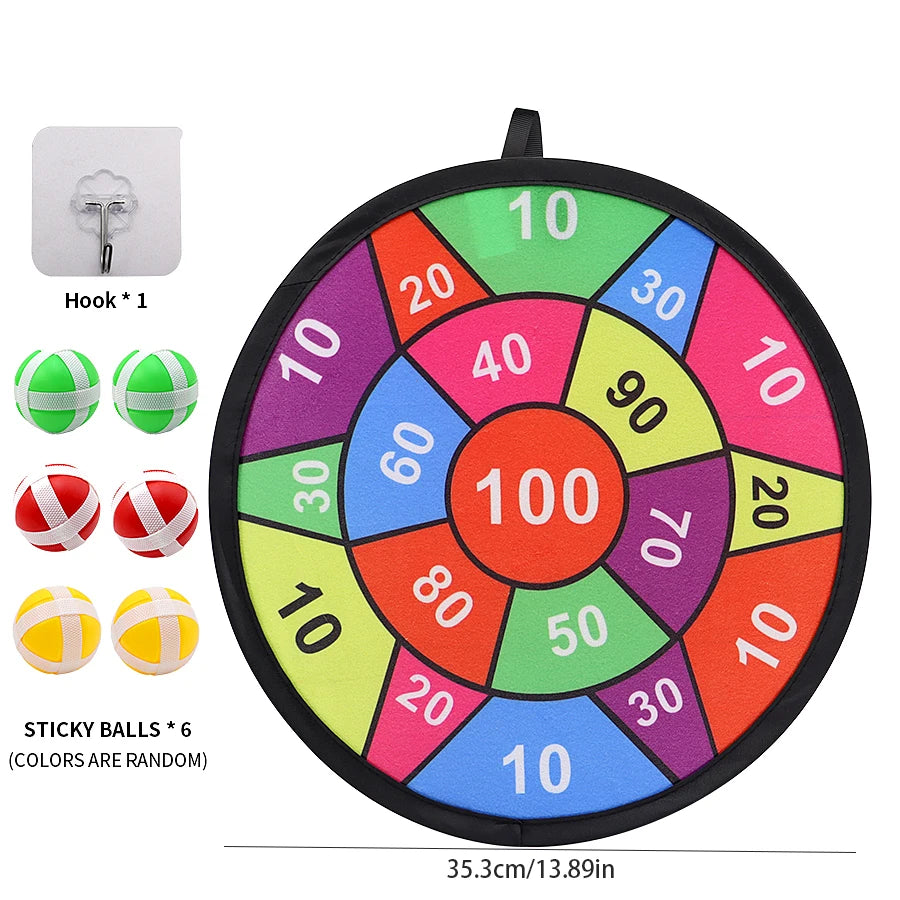 Educational Dart Board Baby Dart Indoor Sports Child Montessori Games for Children 3 to 7 Years