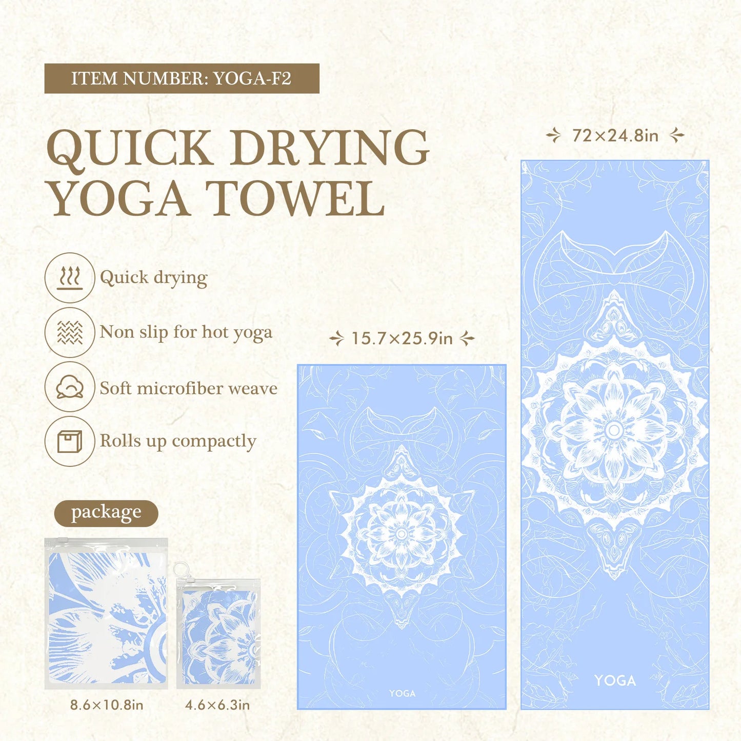 Eco-Friendly Yoga Mat Cover - Anti-Slip, Odor-Resistant, Lightweight, for Travel & Home Workouts - 필라테스 (Pilates)