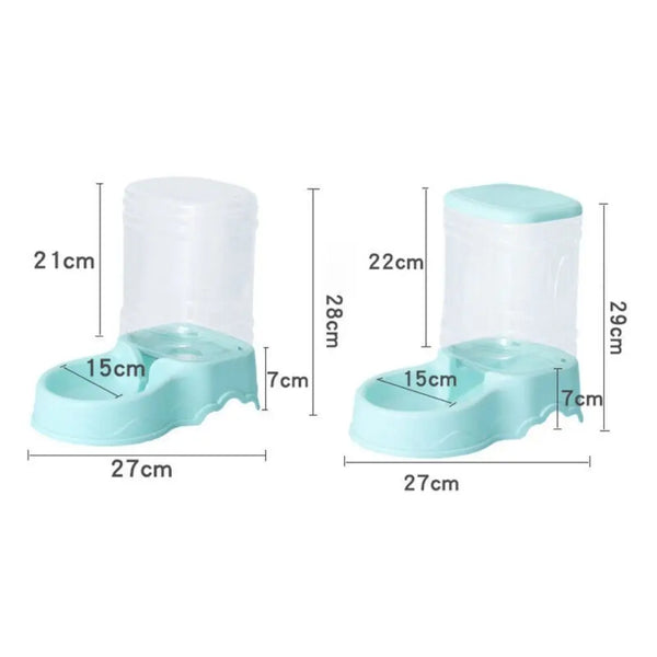 Gravity Pet Feeder & Waterer | Food or Water Dispenser