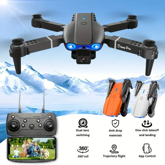 KBDFA E99Pro Drone 8K HD Dual Camera WiFi FPV Quadcopter Obstacle Avoidance Aerial Photography Professional Device