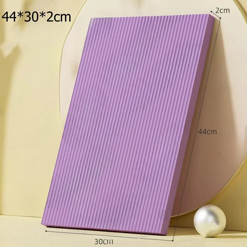 Yoga Mats Thick Anti-slip Gym Gymnastics Mat Home Anti-slip Workout Mat Ab Wheel Training Elbow Pads Core Strength Training