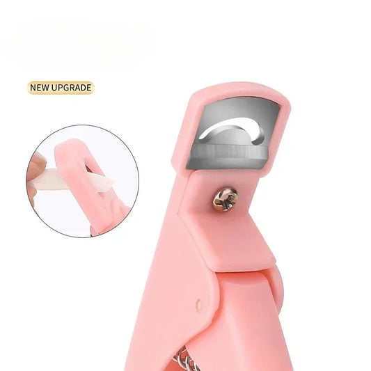 Professional Nail Art Clipper Special Type U Word False Tips Edge Cutters Colorful Guillotine Cut False Nail Knife Nail Tools