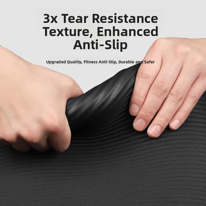 Men's Yoga Mat 20mm Thiened Lengthened And Widened Non-Slip Fitn Exercise Equipment Pure Color Nbr Material Yoga Pad