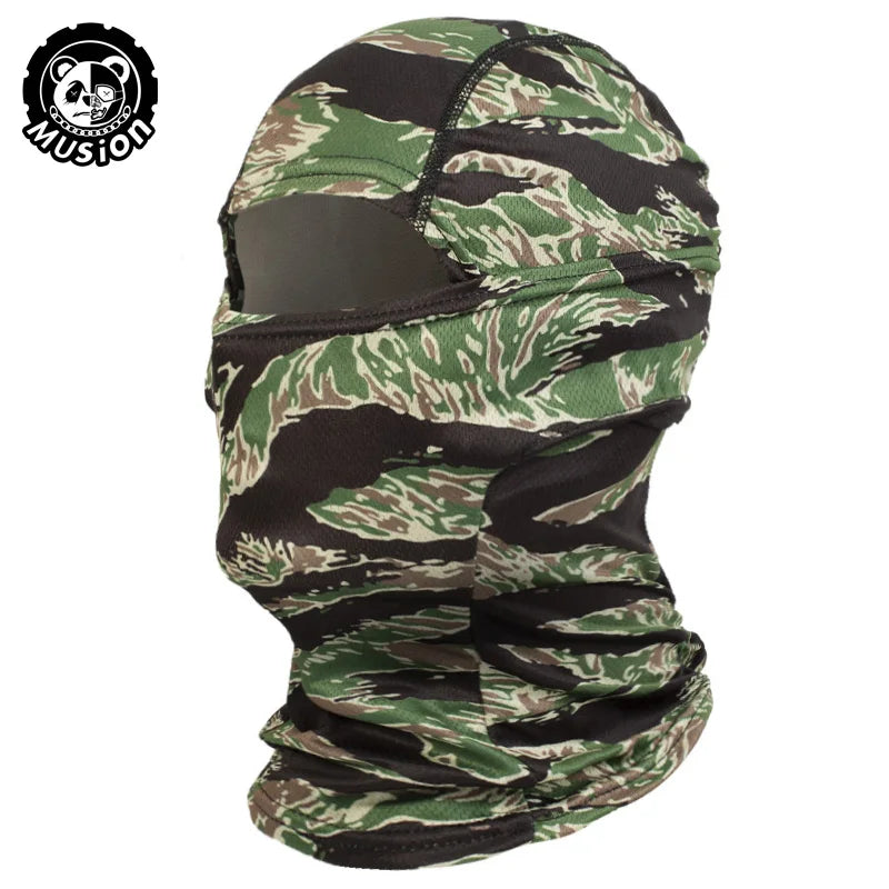 Motorcycle Balaclava Fashion Print Sun Protection Full Face Mask Breathable Mask Balaclava Bicycle Cycling