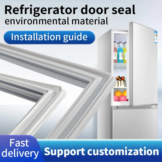 1-11m Custom Magnetic Refrigerator Freezer Door Seal Strip - Heavy Duty Leakproof for Home/Commercial Use