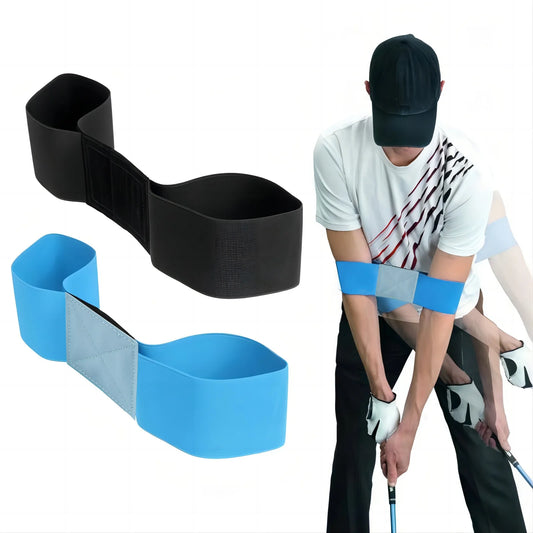 1PC Professional Elastic Golf Swing Trainer Arm Band, Golf Swing Gesture Corrector For Men Women Beginners