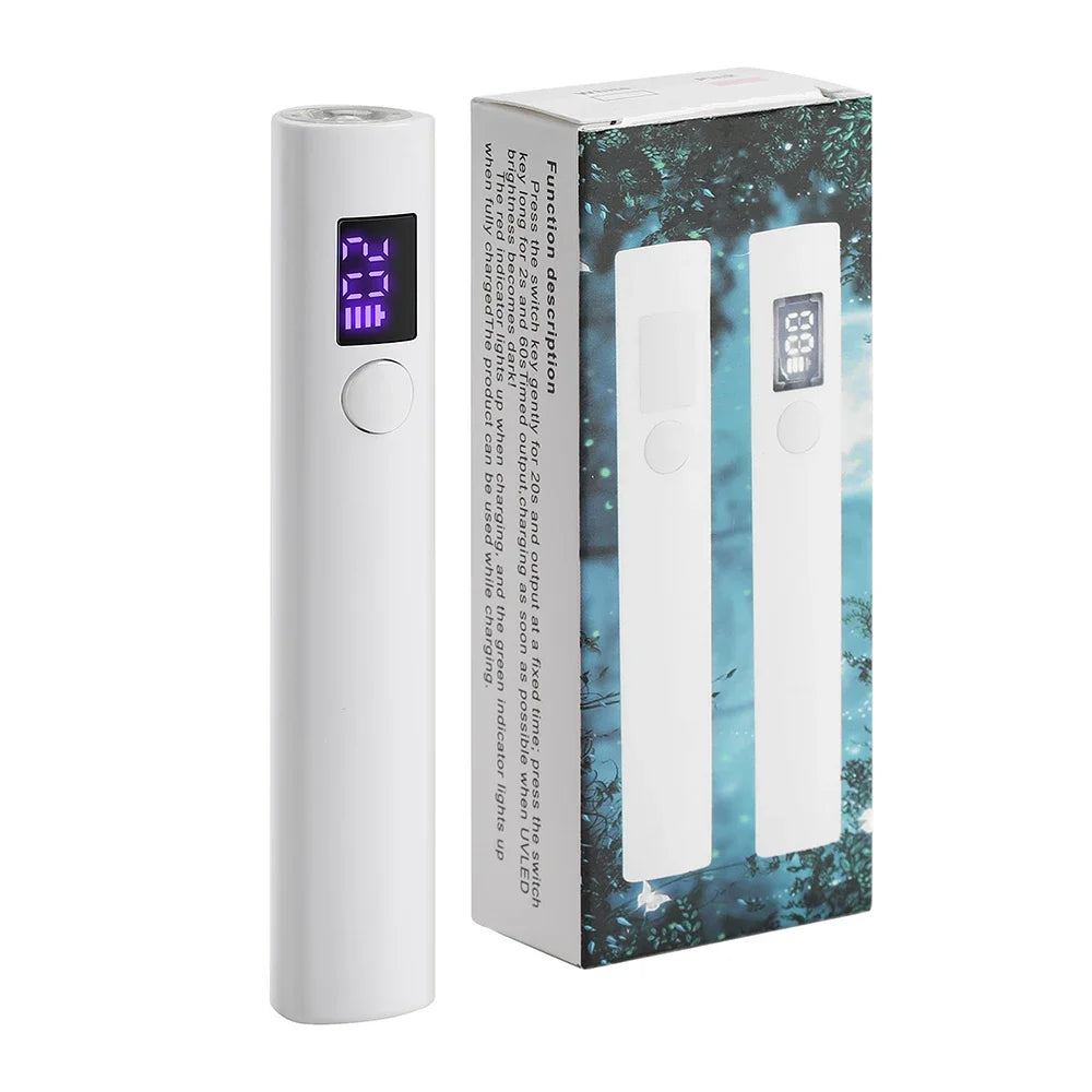 Handheld UV Led Nail Lamp Nail Dryer Nail Light For Curing All Gel Polish Rechargeable Quick Drying Manicure Lamp Nail Art Tools