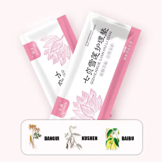 10-50Pcs Feminine Medicated Gynecological Pads Vaginal Infection Silver-ion Care Medicated Sanitary Pads Relieving Vulva Itching