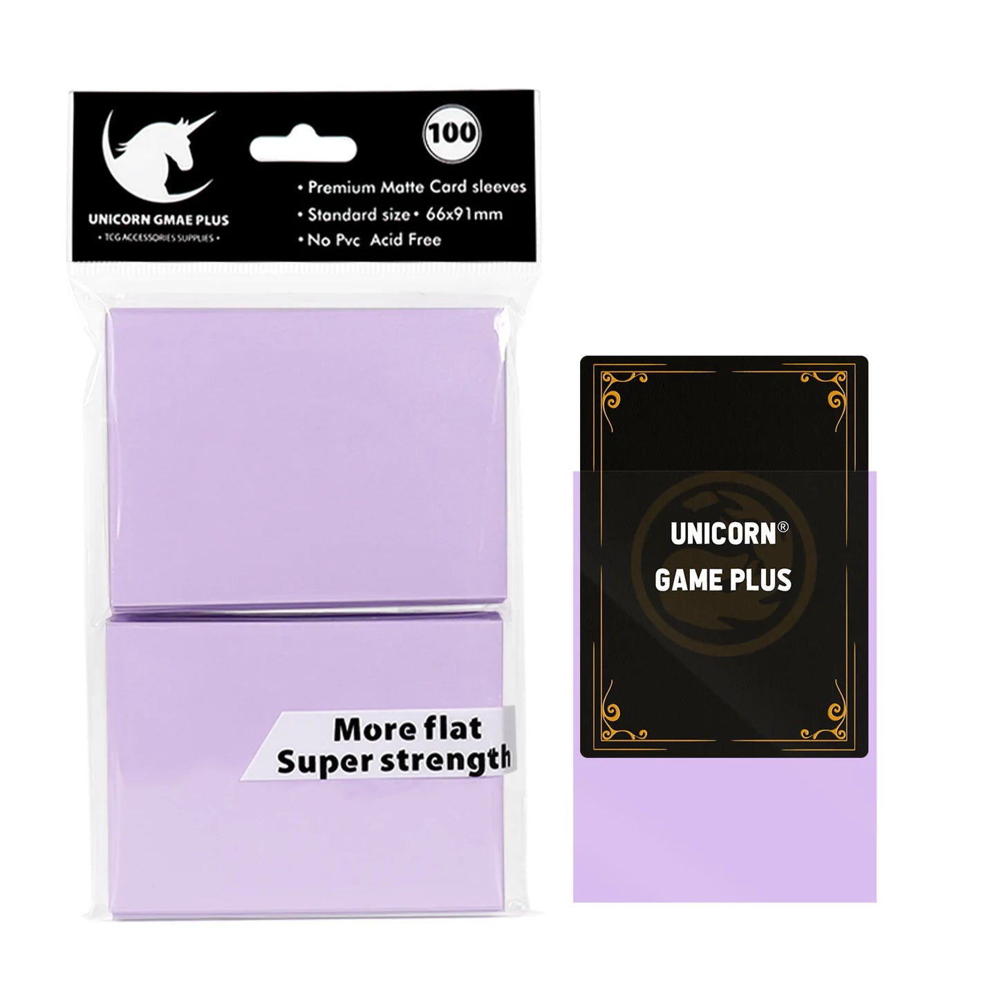 100Pcs/Set 66x91mm Matte Standard Size Card Sleeves TCG Trading Cards Protector for Tarot Shield Board Games Magical Cover PKM