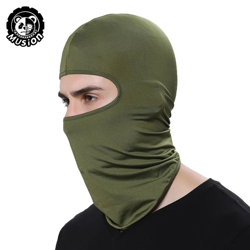 Musion Motorcycle Balaclava Sun Protection Full Face Mask Breathable Mesh Airsoft Mask Balaclava Bicycle Cycling Head Cover Unde