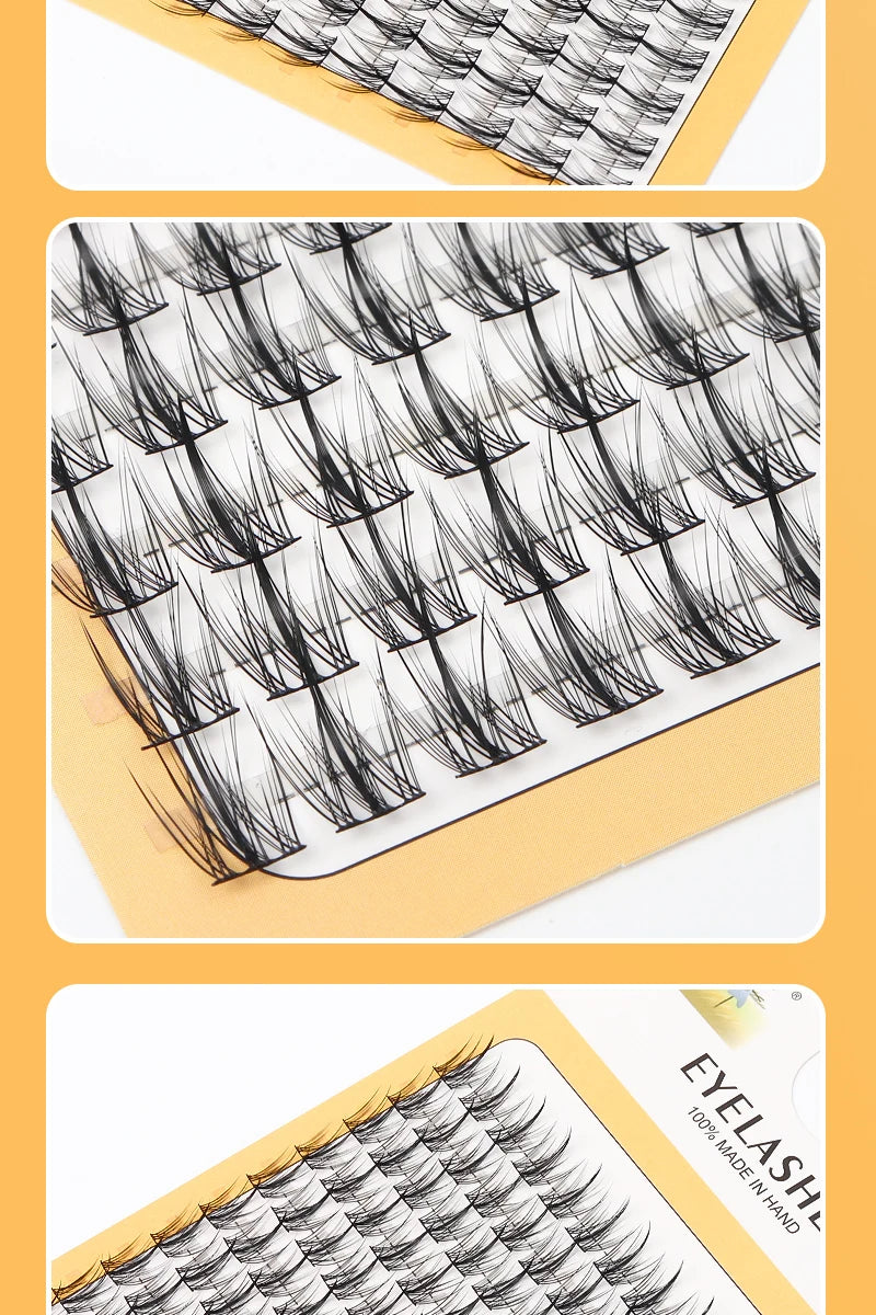 Grafting World Trilogy Fish Tail Fairy False Eyelashes Lazy Man Natural Simulation Black Stemmed Sunflower Self Adhesive