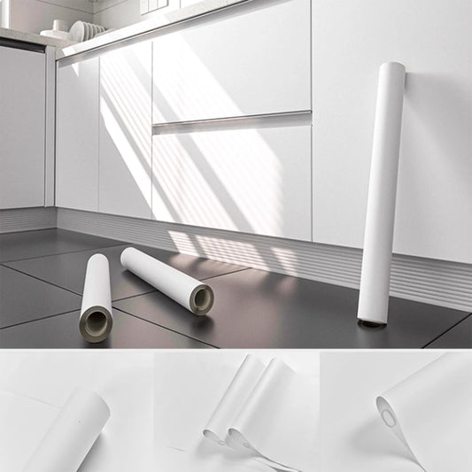 Waterpoof Matte Wallpaper white Vinyl Self-Adhesive Stickers for Wall Furniture Livingroom Contact Paper Home Decor