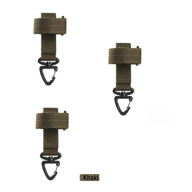 Multi-purpose Nylon Gloves Hook Work Gloves Safety Clip Outdoor Tactical Climbing Rope Camping Hanging Buck Outdoor Camping