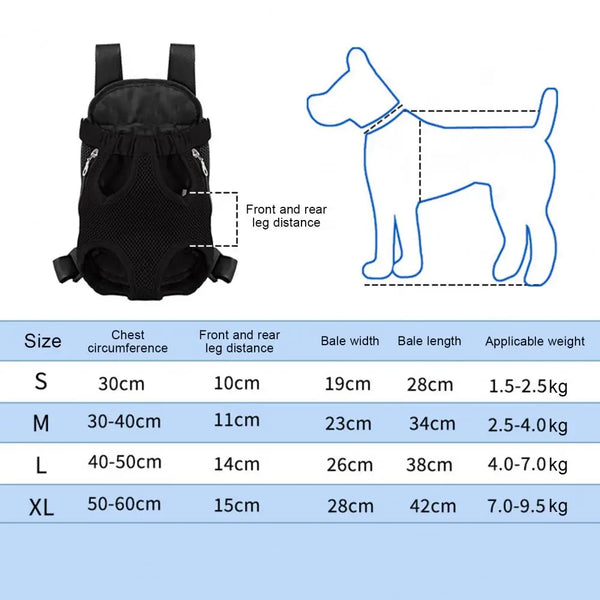 Pet Carrier Backpack Adjustable Pet Front Carrier for Hiking And Riding Dog Backpack Pet Legs Out Travel Bag for Cats Small Dogs