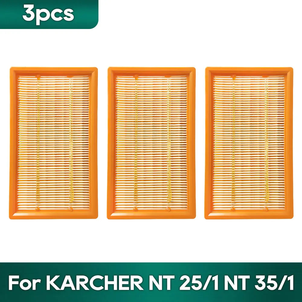Filter Compatible for Karcher NT 25/1, NT 35/1, NT 45/1, NT 55/1, NT361 ECO, NT561 ECO, NT611 ECO, Bosch VAC140 / GAS 35 M AFC