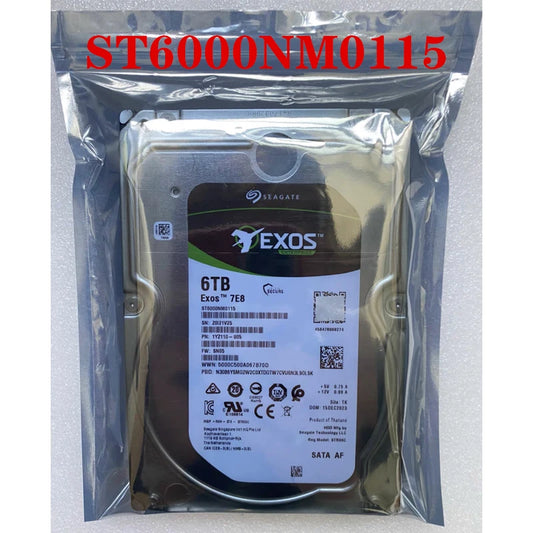 HDD For Seagate  ST6000NM0115 Enterprise Hard Disk 6TB SATA 7.2K 3.5" 256M Hard drive