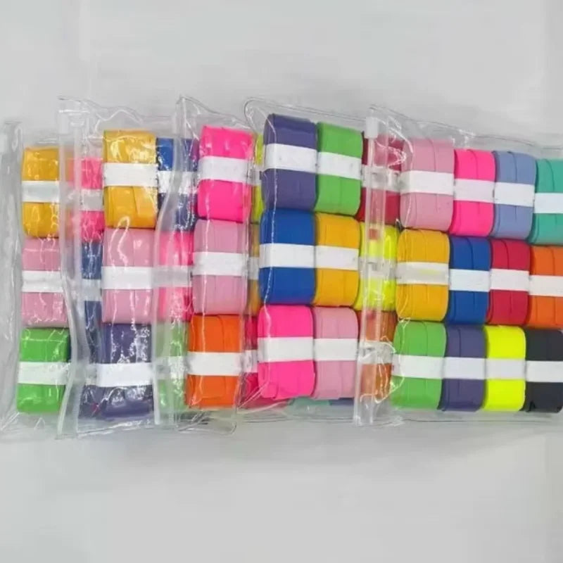 W 12 PCs Sticky Overgrip For Beach Tennis Racket Padle Pickleball Tennis Badminton Racket Fishing 110cm 2024