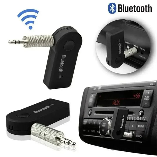 3.5mm Socket Wireless Bluetooth Adapter Audio Converter Car Bluetooth Receiver Mobile Phone Stereo Headphone Receiver Handsfree