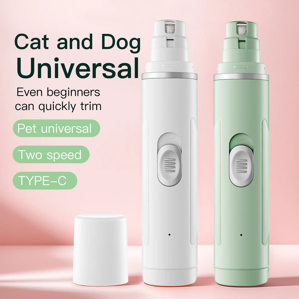 Rechargeable Pet Nail Grinder | Home Grooming Tool for Dogs