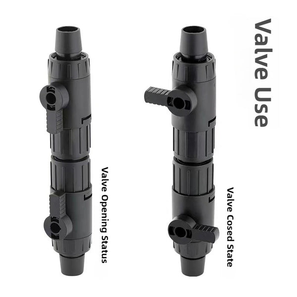 12/16mm Aquarium Quick Connect water pipe water flow controller Fish Tank Filter Barrel Quick Connect Connector reducer adapter