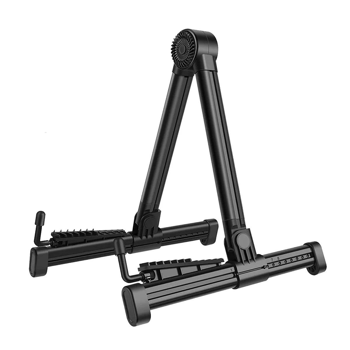 Miwayer Adjustable Universal Guitar Stand - Foldable ABS/Silicone Holder for Acoustic/Electric Guitar, Ukulele, Violin & Banjo