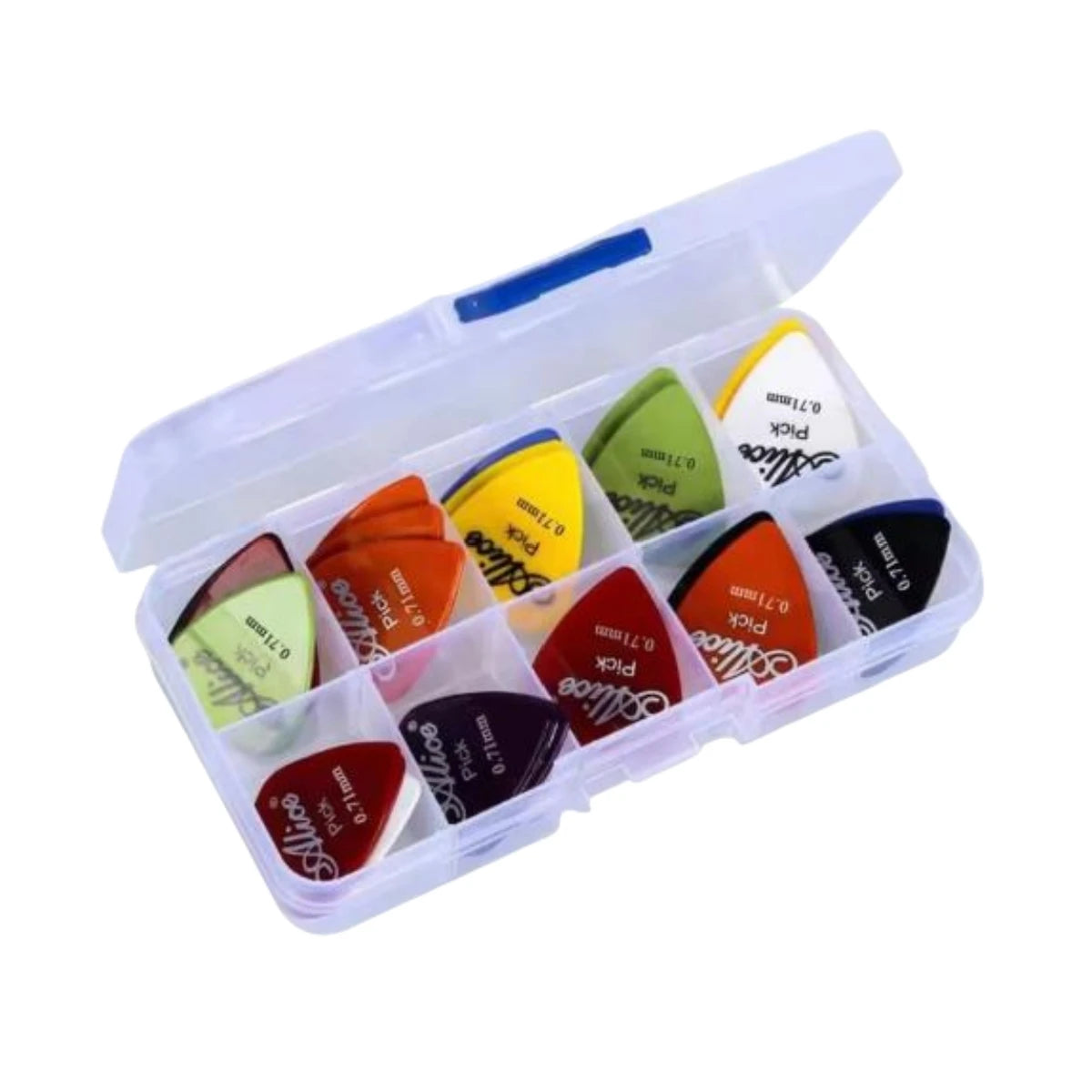Alice Guitar Picks: Assorted Thicknesses (0.58/0.71/0.81/0.96/1.2/1.5mm) for Acoustic, Electric & Bass Guitars