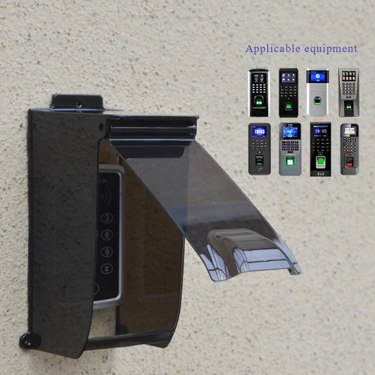 Outdoor Rainproof Cover  Flip cover protective case Keyless Password Lock Waterproof  Tank For Door Lock Doorbell sunshade shell