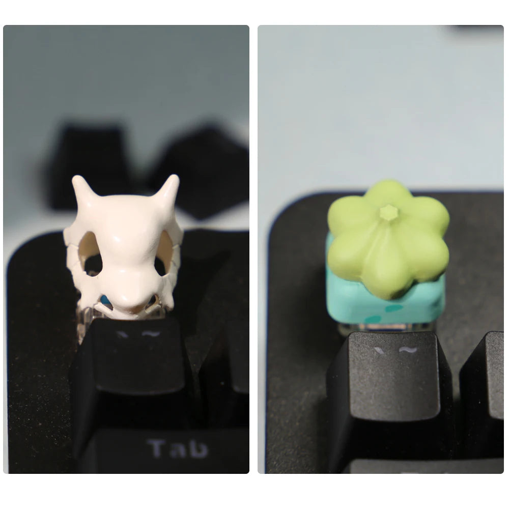 1pc Cartoon Personality Tail Gaming Keycap Elves Keycaps festival gift For Cherry MX Mechanical Keyboard Key Cap