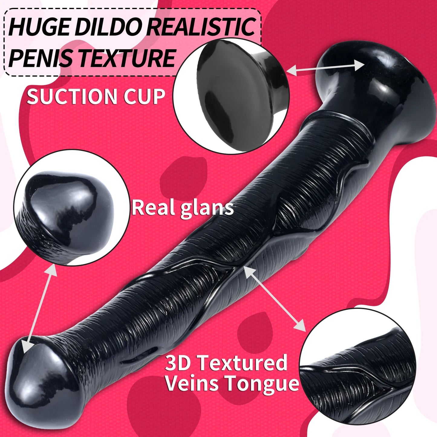 Huge Dildo Thick Penis Butt Plug For Women Man Anal Vaginal Dilators Masturbators Adult Sexy Toys For Female Male Big Dick