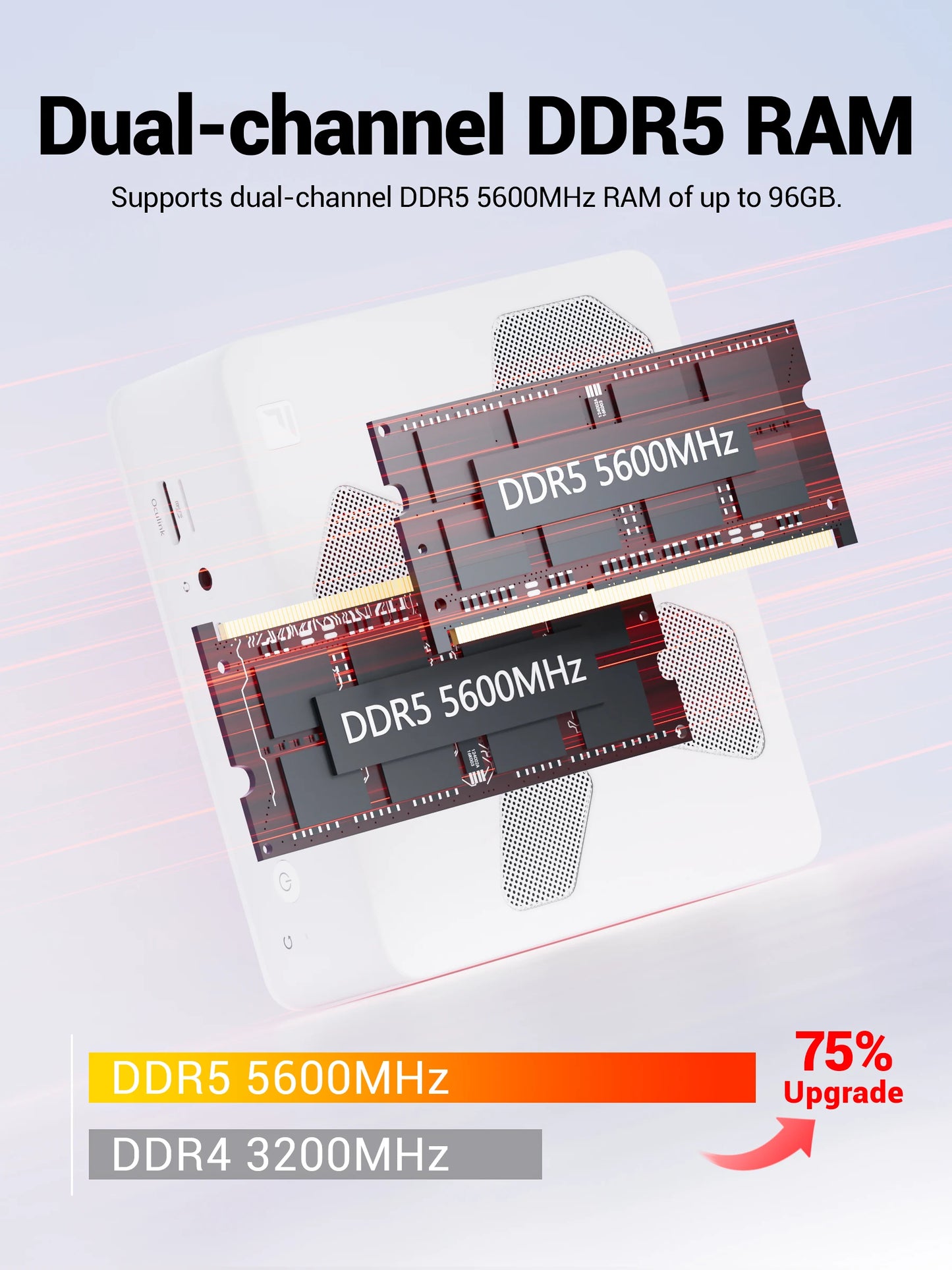 FIREBAT A8  AMD R7-8745HS Radeon 780M Mini Pc Gamer 16GB 1TB DDR5 RJ45 Desktop Gaming Computer BT5.2 WIFI6 Minipc