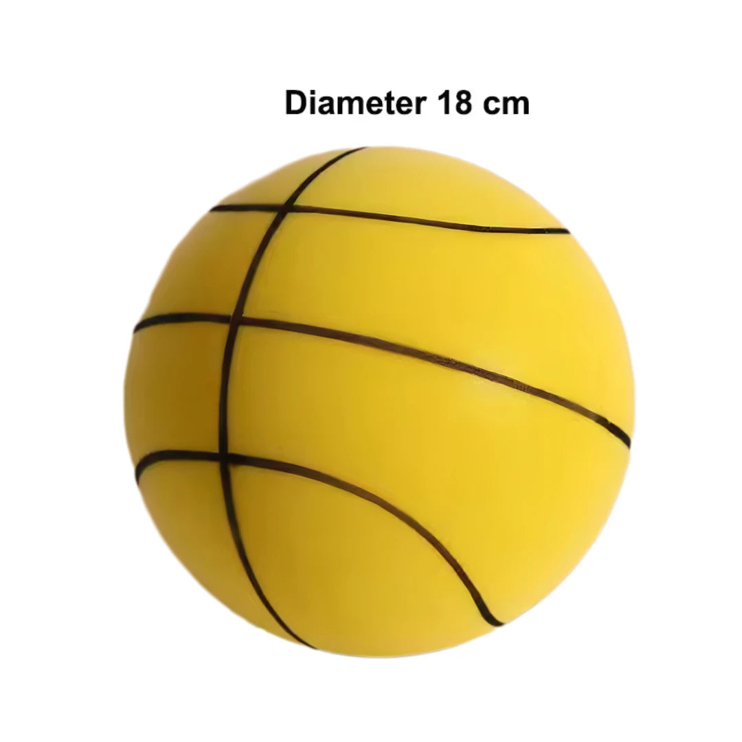 Silent Basketball Quiet No Noise High Density Soft PU Foam Squeezable Ball Indoor Mute Bouncing Basketball Children Sports Toys