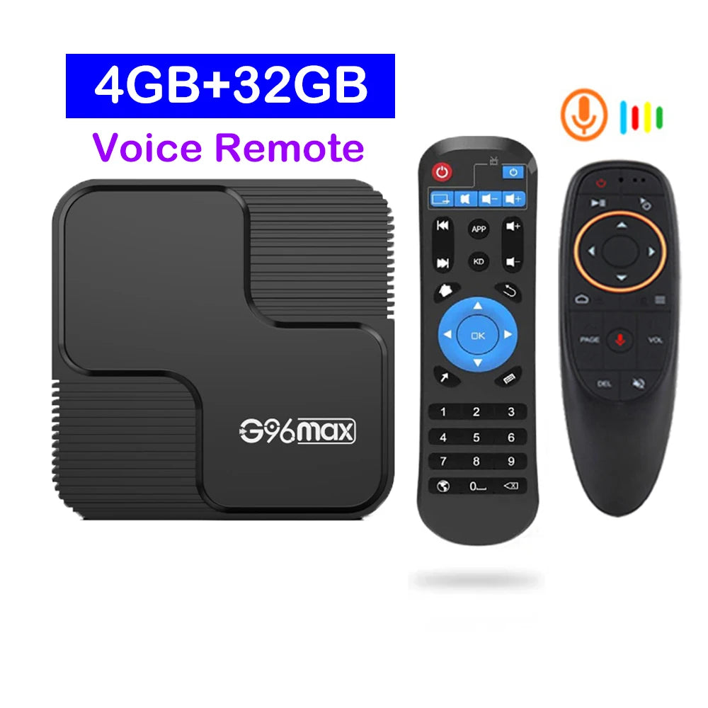 Smart TV Box G96 Max Android 14 Allwinner H618 Support Dual Band Wifi 2.4G 5G Wifi6 AV1 8K 8GB 32GB 64GB 128GB ATV Media Player