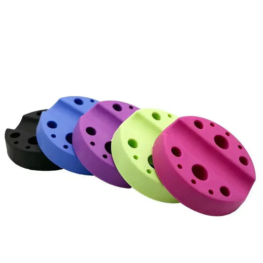1pc Round Silicone Cover Standing Rack Tattoo Ink Cup Pigment Cup Tatu Machine Pen Stand Holder For Tattoo Machine Accessories