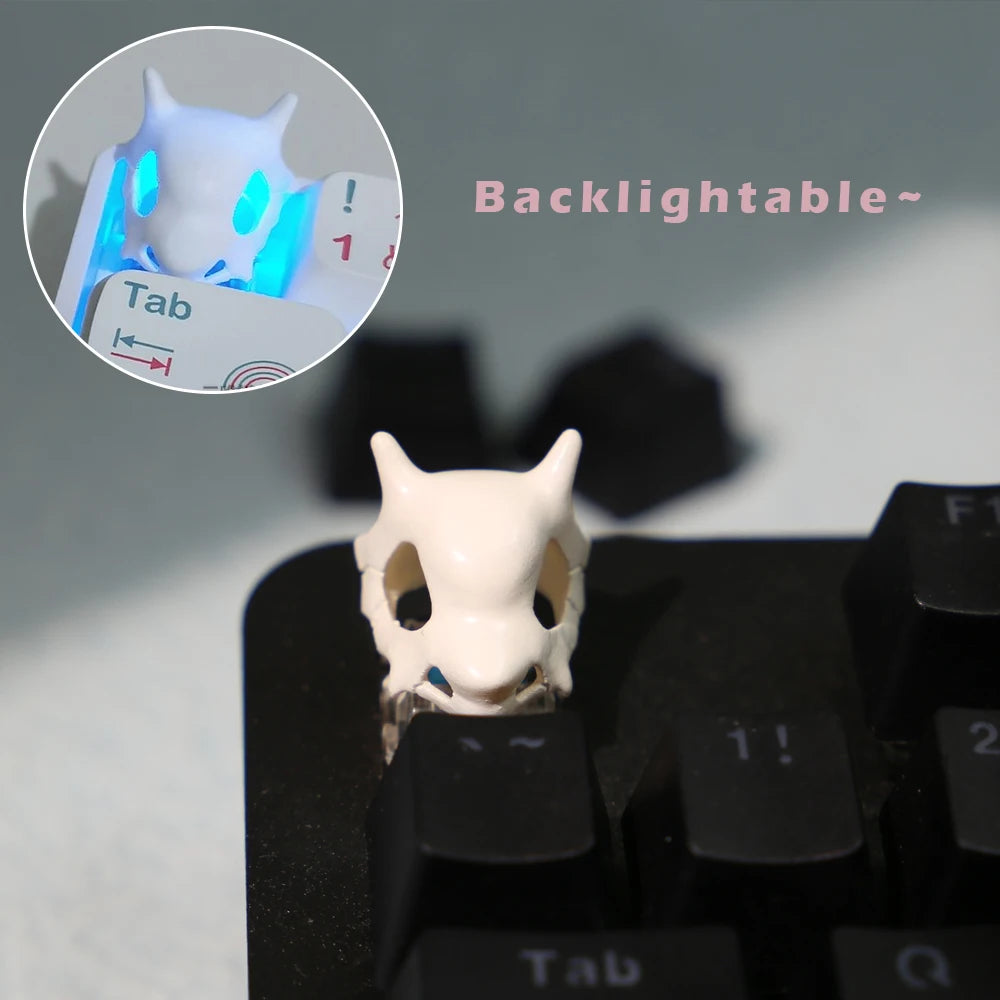 1pc Cartoon Personality Tail Gaming Keycap Elves Keycaps festival gift For Cherry MX Mechanical Keyboard Key Cap