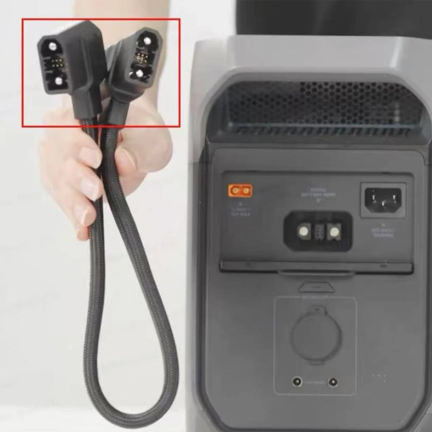 EcoFlow Extra Battery Cable Connection Wire 0.5M