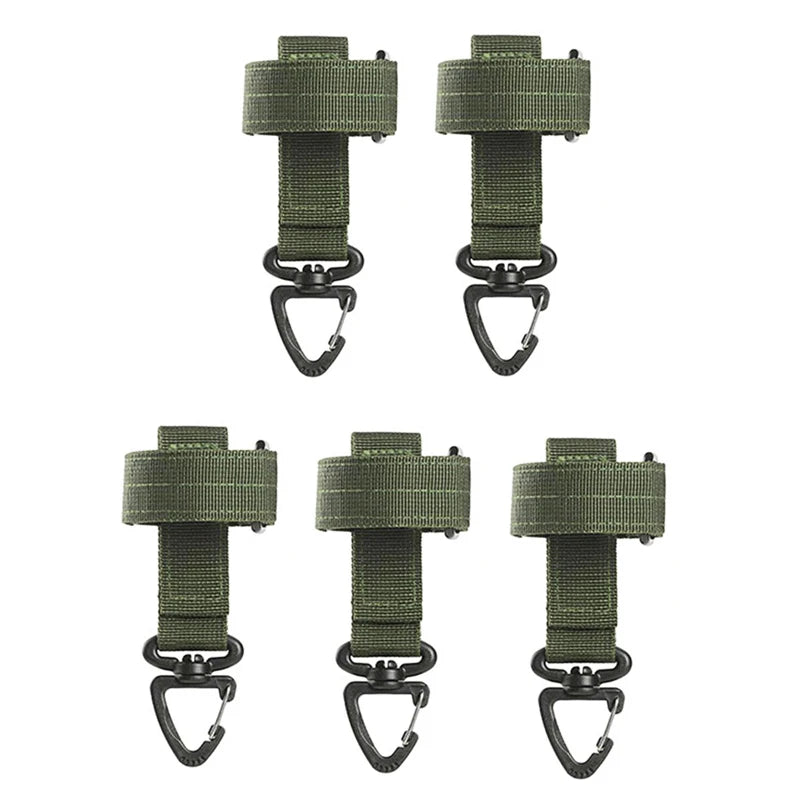 Multi-purpose Nylon Gloves Hook Work Gloves Safety Clip Outdoor Tactical Climbing Rope Camping Hanging Buck Outdoor Camping